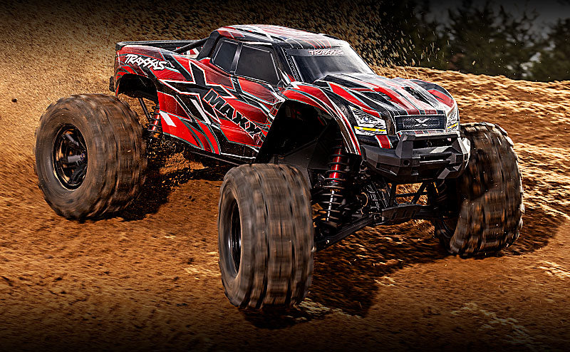 Traxxas 77096-4-Red X-Maxx 8S Esc Belted
