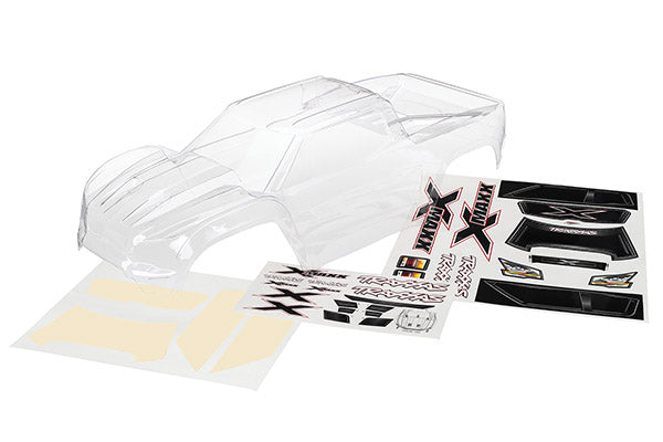 Traxxas 7711 Body X-Maxx Clear Untrimmed