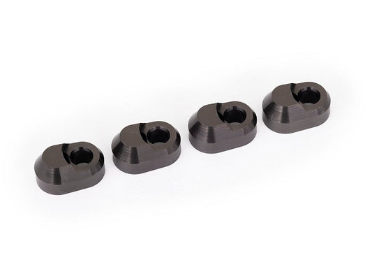 Traxxas 7743-Gray Susp Pin Retainer Alum Gray (4)