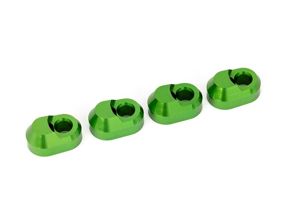Traxxas 7743-Grn Susp Pin Retainer Alum Green (4)