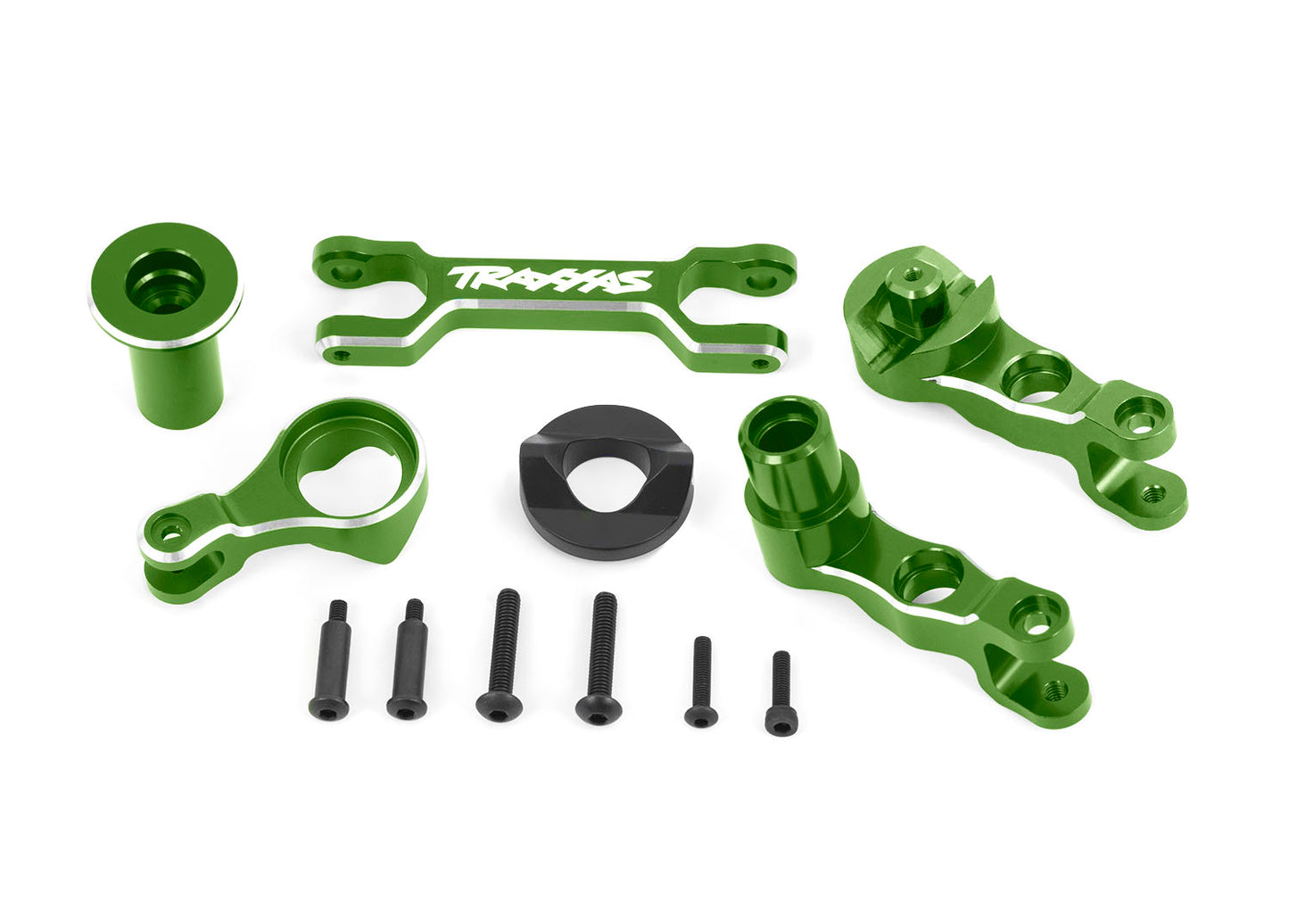 Traxxas 7746-Grn Steering Bellcranks Alum Grn