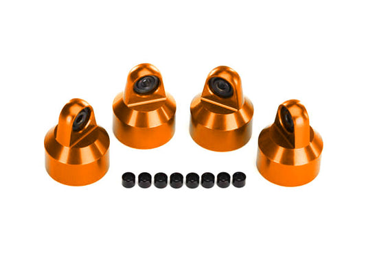Traxxas 7764-Orng Shock Caps Gtx Alum Orng