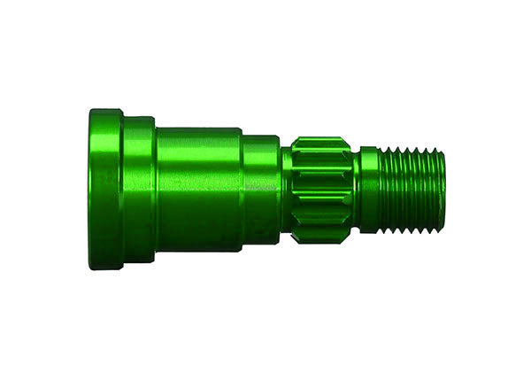Traxxas 7768G Stub Axle Alum Grn