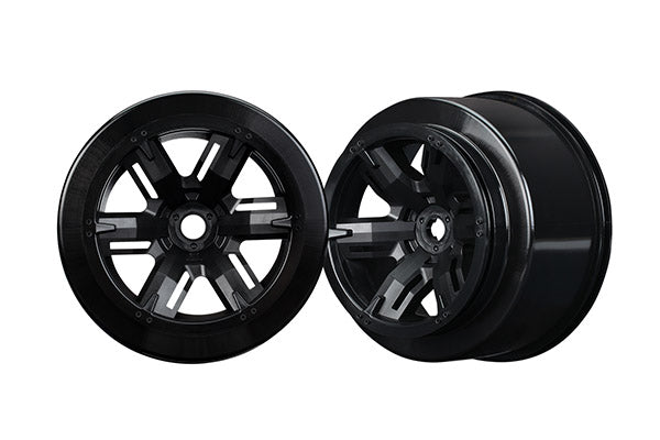 Traxxas 7771 Wheels X-Maxx Blk L&R