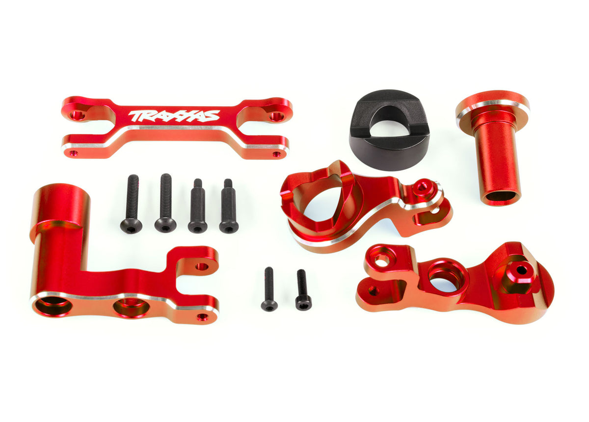Traxxas 7843-Red Steering Bellcranks Alum Red