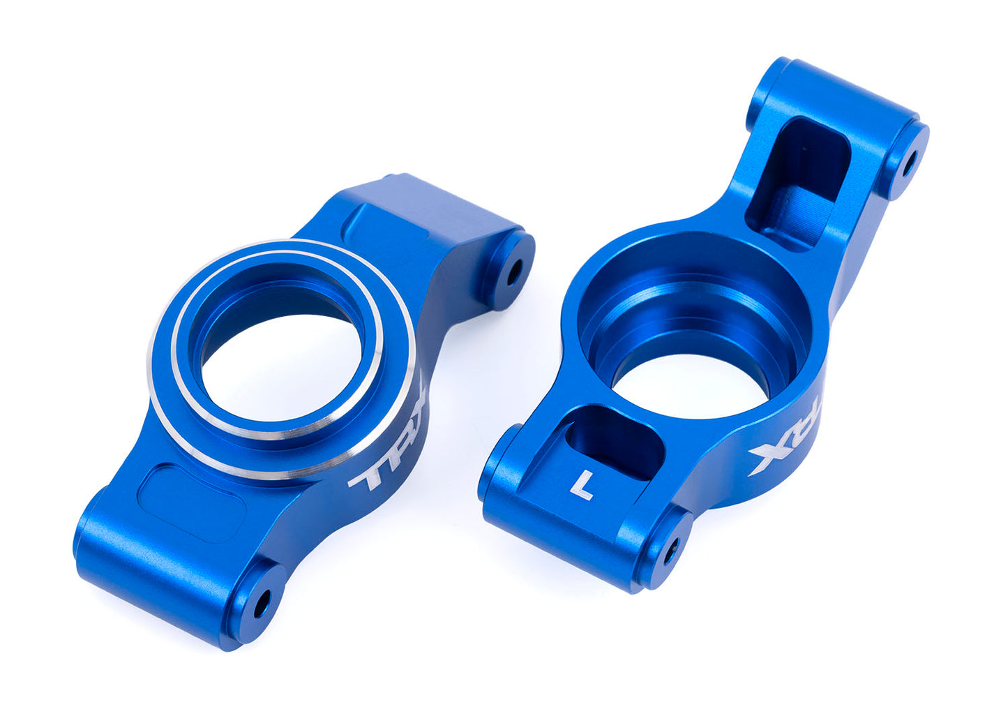 Traxxas 7852-Blue Stub Axle Carriers Alum Blue L/R