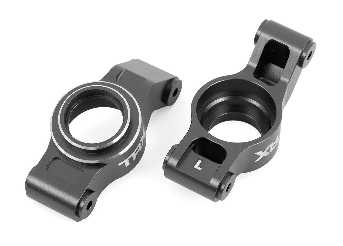 Traxxas 7852-Gray Stub Axle Carriers Alum Gray L/R