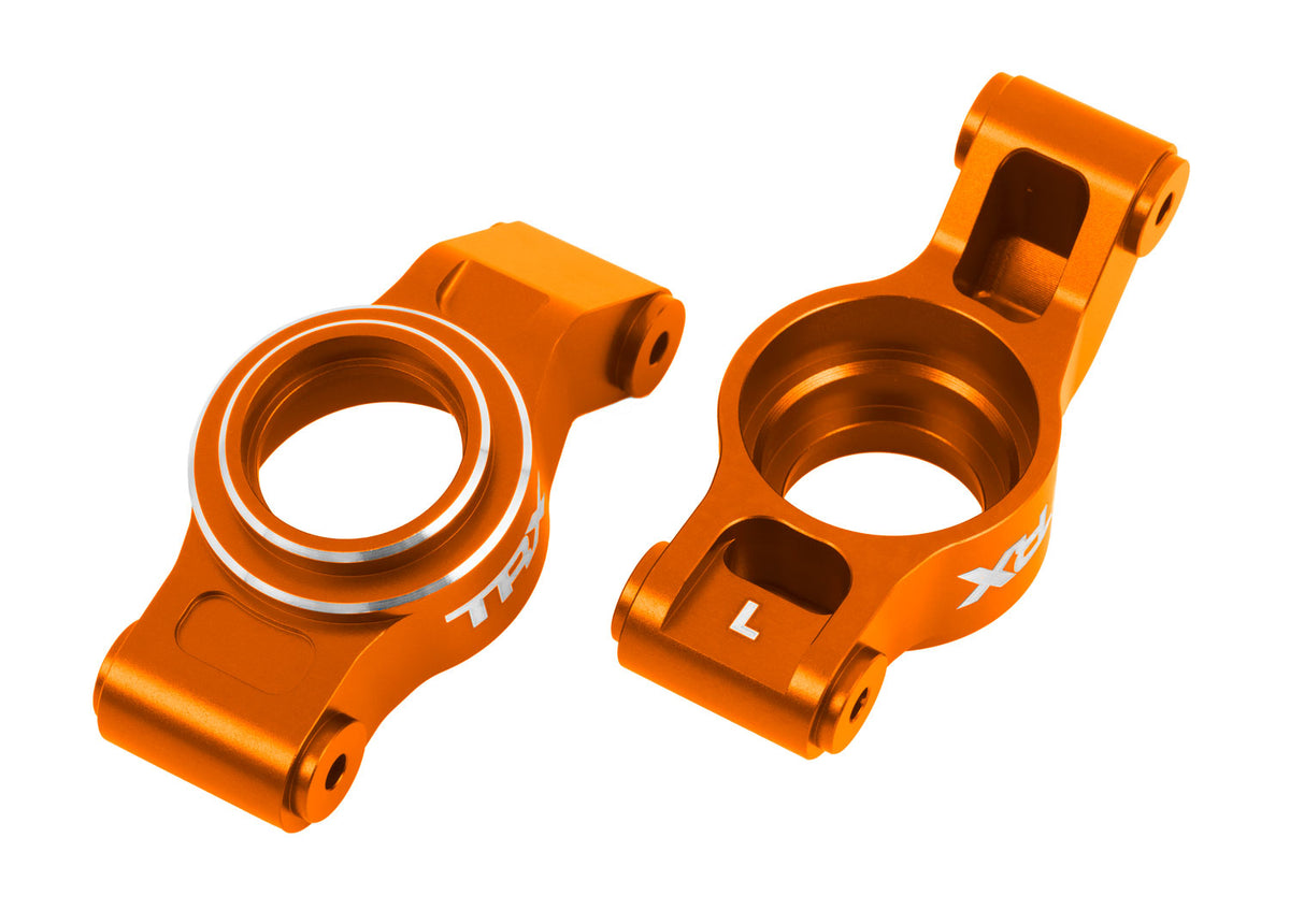Traxxas 7852-Orng Stub Axle Carriers Alum Orange L/R