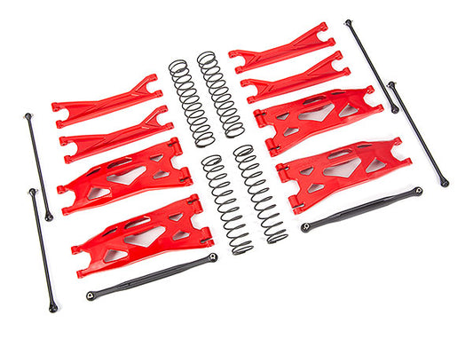 Traxxas 7895R Susp Kit X-Maxx Widemaxx Red