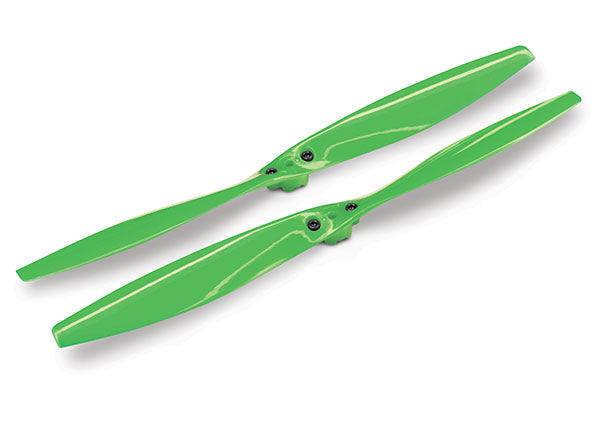 Traxxas 7931 Rotor Blade Set Green (2)