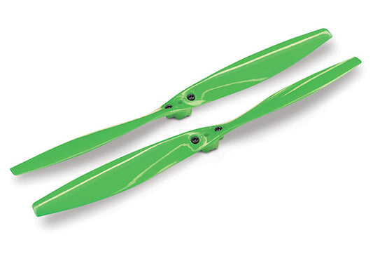 Traxxas 7931 Rotor Blade Set Green (2)