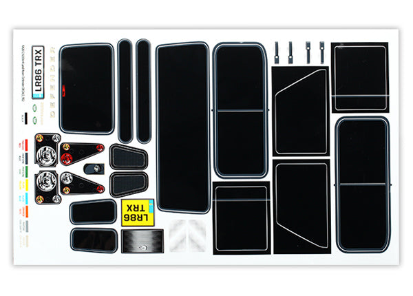 Traxxas 8012 Decal Trx-4 Land Rover