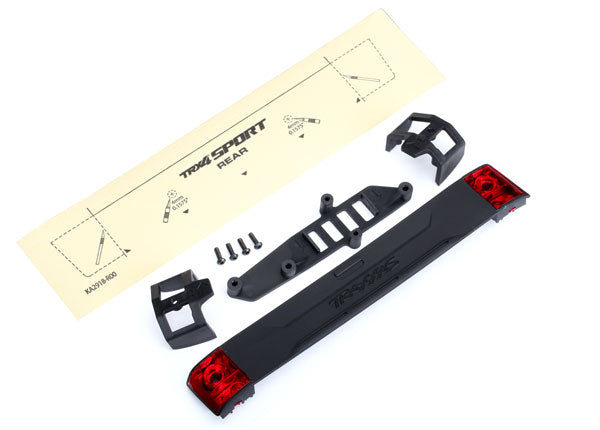 Traxxas 8117 Tailgate Panel/Retainers/Mount