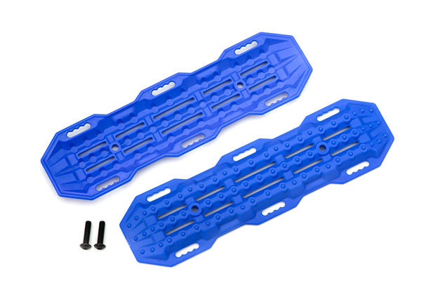 Traxxas 8121X Traction Boards, Blue/ Mounting Hardware