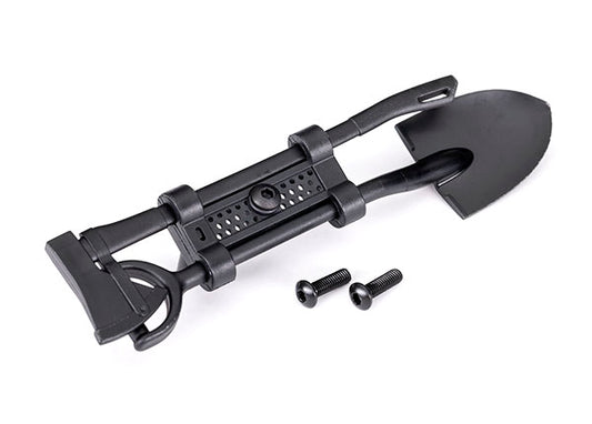 Traxxas 8122-Blk Shovel/Axe/Accessory Mount Blk