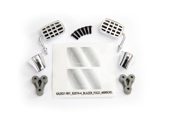 Traxxas 8133X Mirrors, Side (Folding) (Fits #8130 Body)