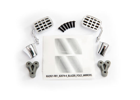 Traxxas 8133X Mirrors, Side (Folding) (Fits #8130 Body)
