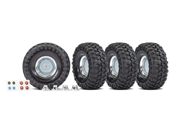 Traxxas 8166X T&W 1.9" Chrm Canyon (4)