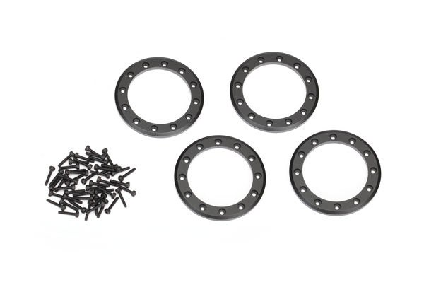 Traxxas 8168T Beadlock Ring 2.2 Blk Aluminum