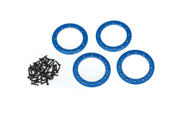 Traxxas 8168X Beadlock Ring 2.2 Blue Alum