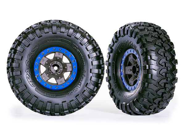 Traxxas 8181-Blue T&W Sprt 2.2Whl Blue Bl/Canyon Trl