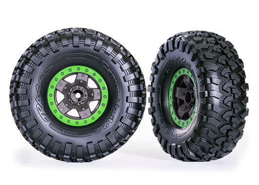 Traxxas 8181-Grn T&W Sprt 2.2Whl Grn Bl/Canyon Trl
