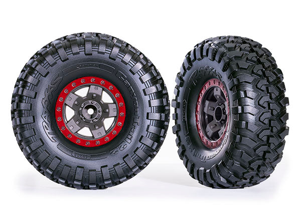 Traxxas 8181-Red T&W Sprt 2.2Whl Red Bl/Canyon Trl