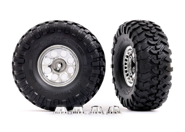 Traxxas 8184 T&W 2.2" Classic Chrm (2)