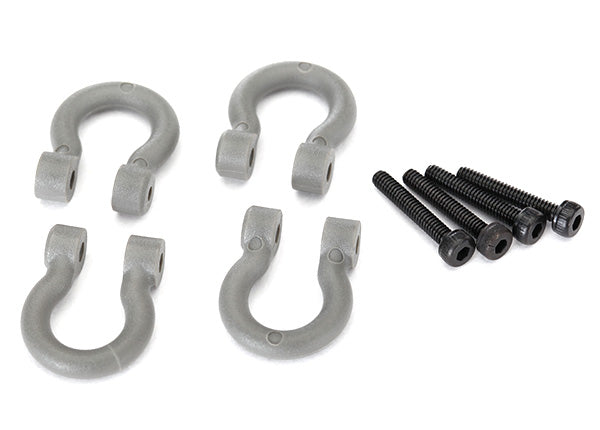 Traxxas 8234 Bumper D-Ring Grey Front/Rear
