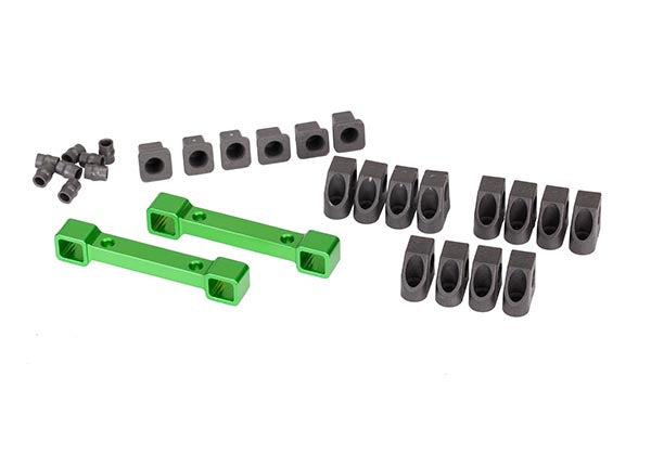Traxxas 8334G Mounts Supnsion Arm Green F/R