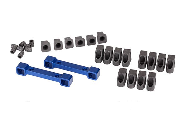 Traxxas 8334X Mounts Supnsion Arm Blue F/R