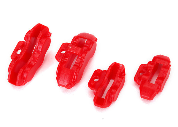 Traxxas 8367 Brake Calipers Red F/R (2)