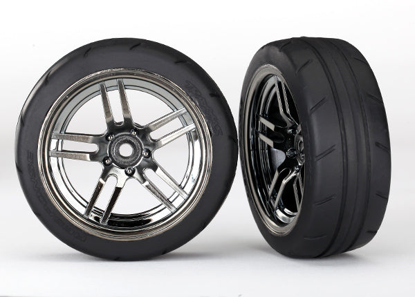 Traxxas 8373 T&W Ss Blk 1.9 Whl/Response