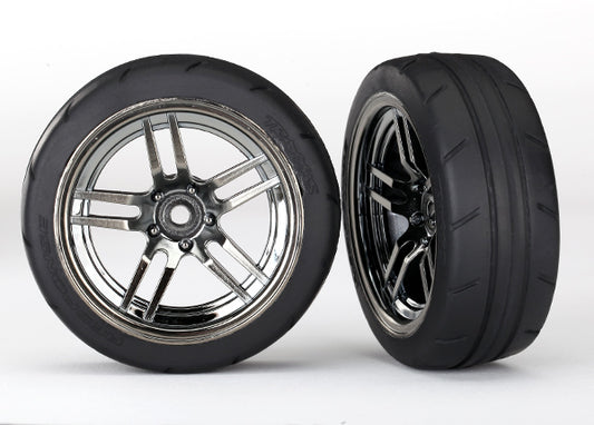 Traxxas 8373 T&W Ss Blk 1.9 Whl/Response