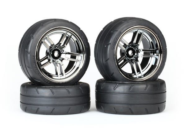 Traxxas 8375 T&W Ss Blk/Response X-Wid Vxl