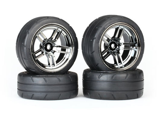 Traxxas 8375 T&W Ss Blk/Response X-Wid Vxl