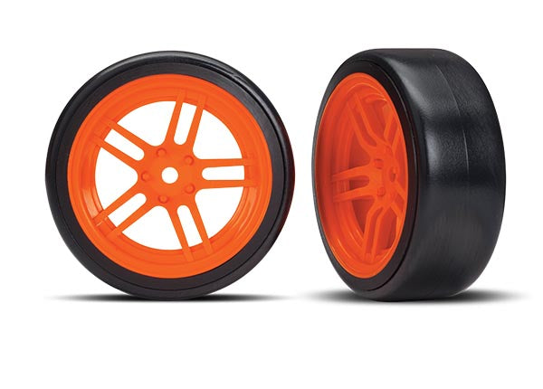 Traxxas 8376A T&W Ss Orng 1.9/Drift Frnt Tir
