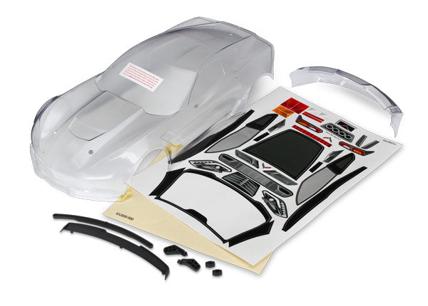 Traxxas 8386 Body 4-Tec 2.0 Corvette Clr