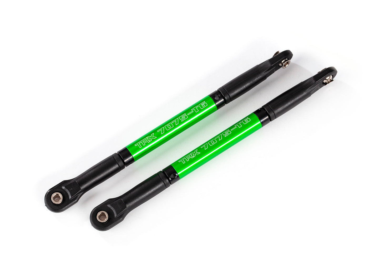 Traxxas 8619G Push Rods, Aluminum (Green-Anodized) (2)