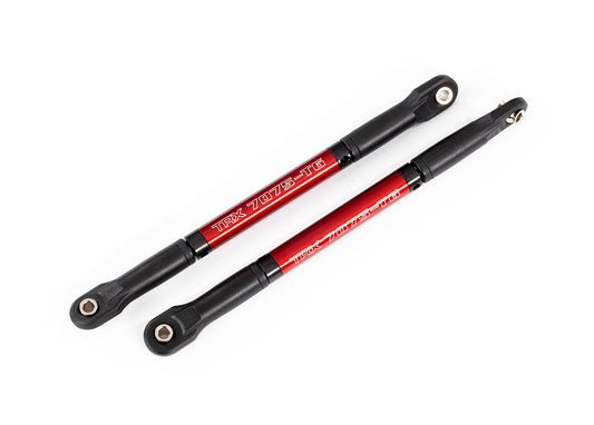 Traxxas 8619R Push Rods, Aluminum (Red-Anodized) (2)