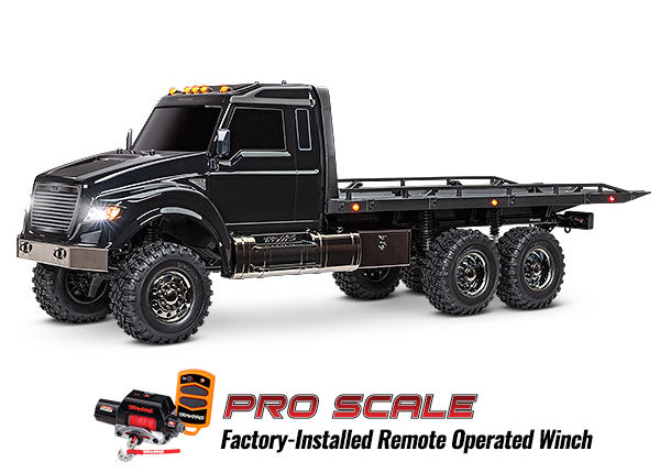 Traxxas 88086-84-Blk Trx-6 Ult Rc Hauler W/Winch