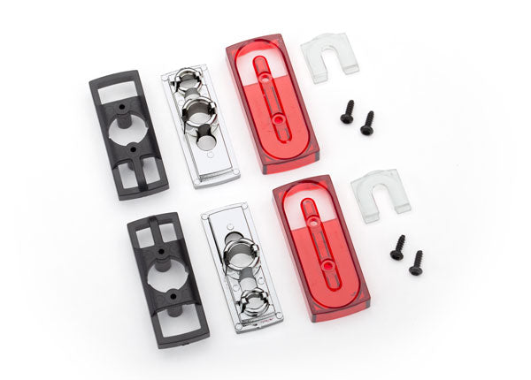 Traxxas 8814X Tail Light Lens & Housing (2)