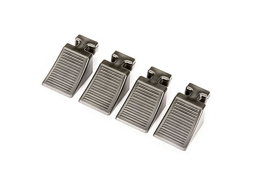 Traxxas 8844R Wheel Chocks, Flatbed (4)