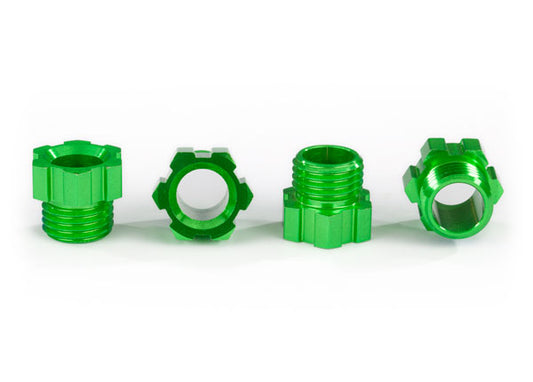 Traxxas 8886G Stub Axle Nut Alum Green