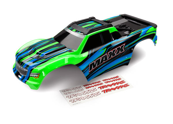 Traxxas 8911G Body, Maxx?, Green W/ Decal