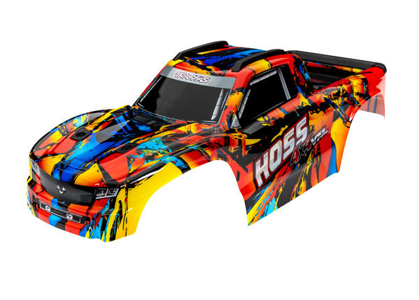 Traxxas 9011R Body Hoss 4X4 Vxl Solar Flare