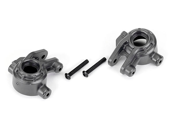 Traxxas 9037-Gray Steering Blocks Gray L&R