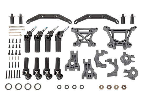 Traxxas 9080-Gray Driveline & Suspension Kit Gray