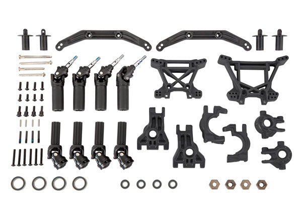 Traxxas 9080 Driveline & Suspension Kit Blk