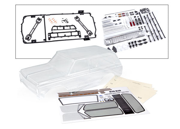 Traxxas 9130 Body Chevrolet 72 Blazer Cmplt Clear